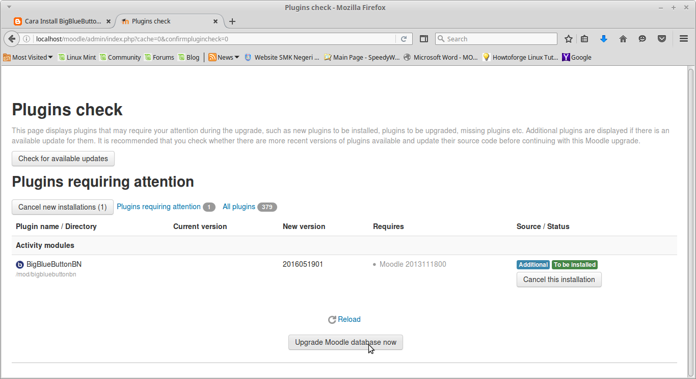 Missing plugins