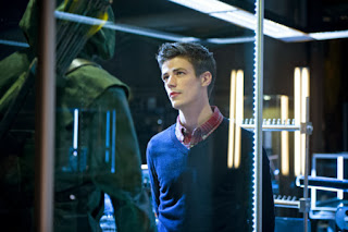 Arrow's Barry Allen Grant Gustin in Flash Costume