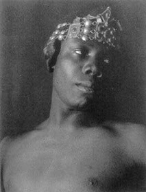 Black man with diadema, ca. 1897, F. Holland Day