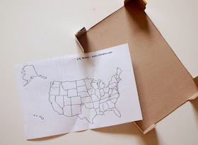 print out a map and cut up the cereal box