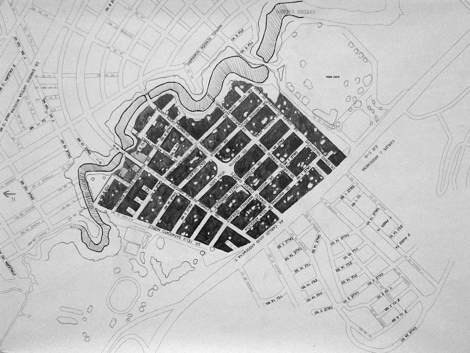 arquiart: Plano de Barrio Miraflores y su Entorno