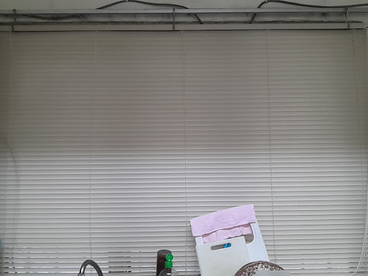 Bidai Plastik Selama Ni Tingkap Dapur Pakai Langsir Kain Warna A Beginning Of Life Bidai Plastik