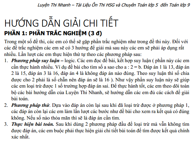 [ĐỀ THI TOÁN LỚP 5 - ĐÁP ÁN] ĐỀ ÔN TẬP TOÁN LỚP 5 NÂNG CAO SỐ 004 TRUNG BÌNH - KHÁ