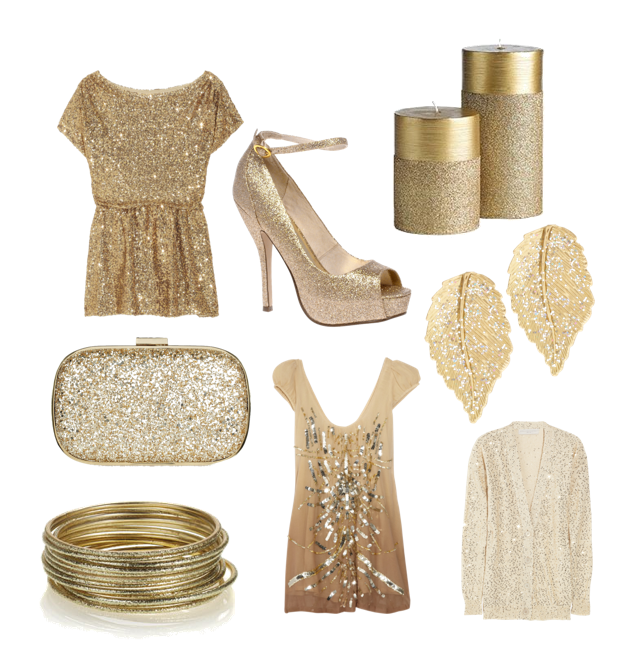 All Things Lovely Fashion Glitter & Gold