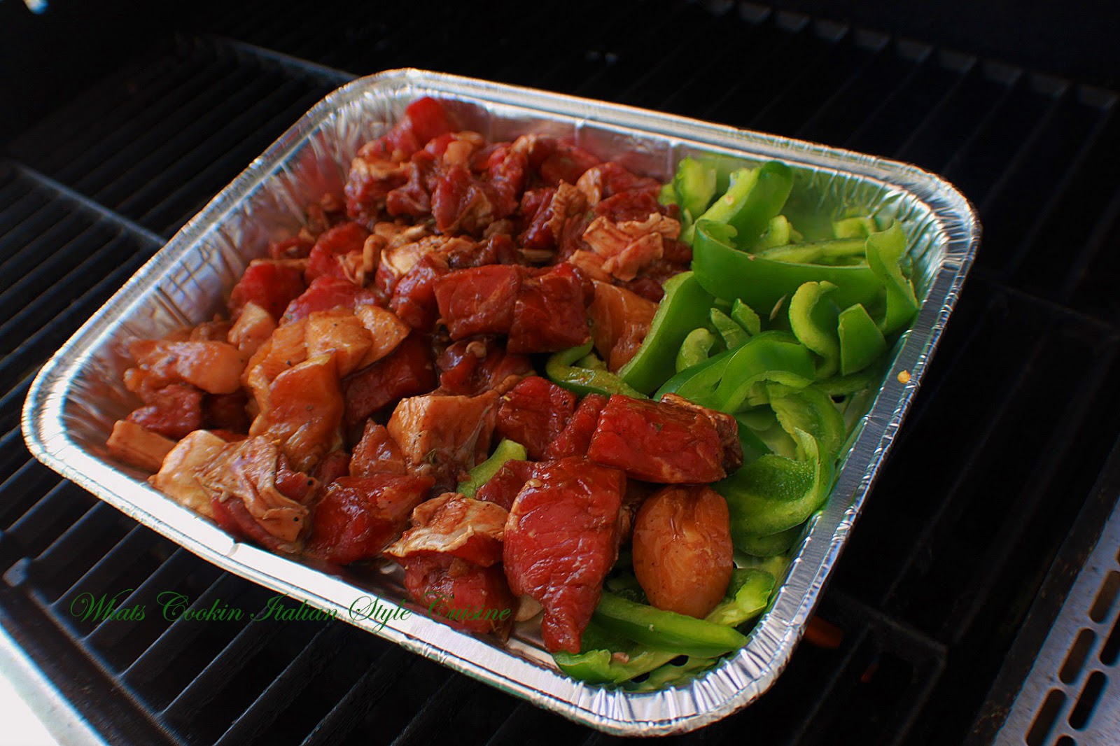 Deconstructed Ribeye and Chicken Kabob Recipe What's Cookin' Italian