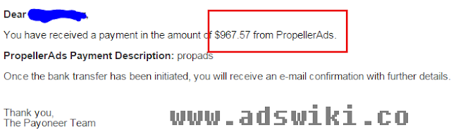 Propellerads payment proof 2018 Propellerads payment proof 2018
