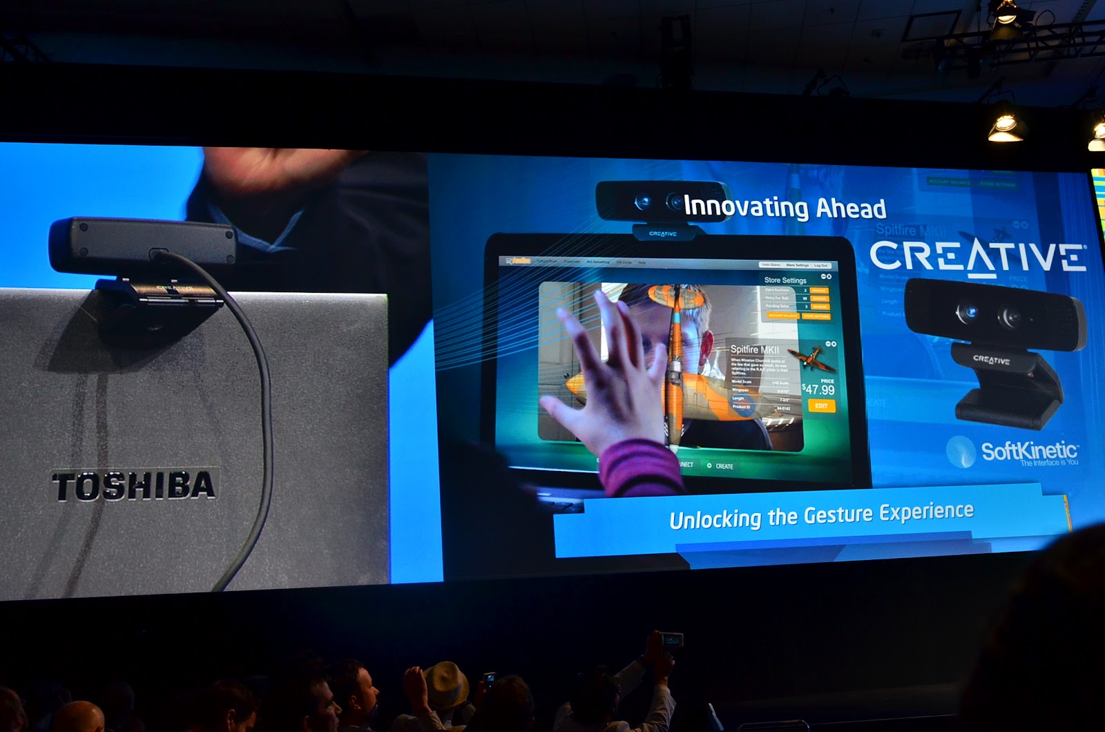 Image Sensors World Intel Perceptual Computing Demoed on