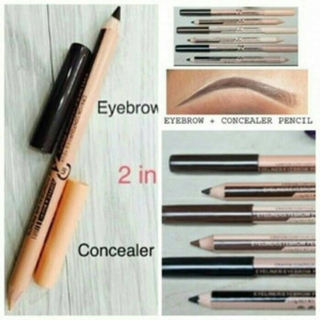 Pensil Menow 2in1 Eyebrow + Concealer Pencil asli/murah/original/supplier kosmetik
