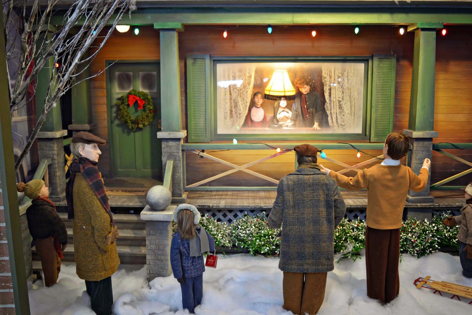 A Christmas Story Window Display