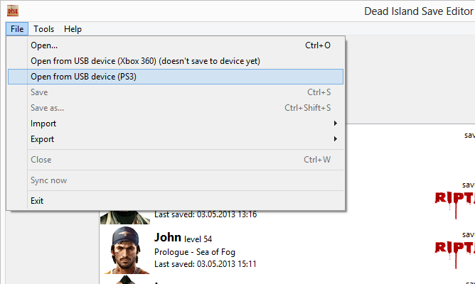 how to load a ps3 save into dead island save editor how to load a ps3 save into dead island save editor