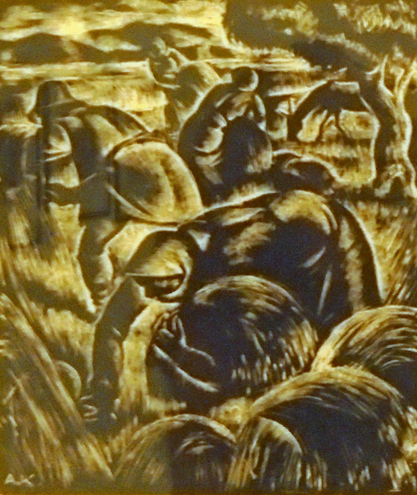 το έργο Το Θέρος του Κορογιαννάκη Αλέξανδρουστη Πινακοθήκη Ευάγγελος Αβέρωφ του Μετσόβου