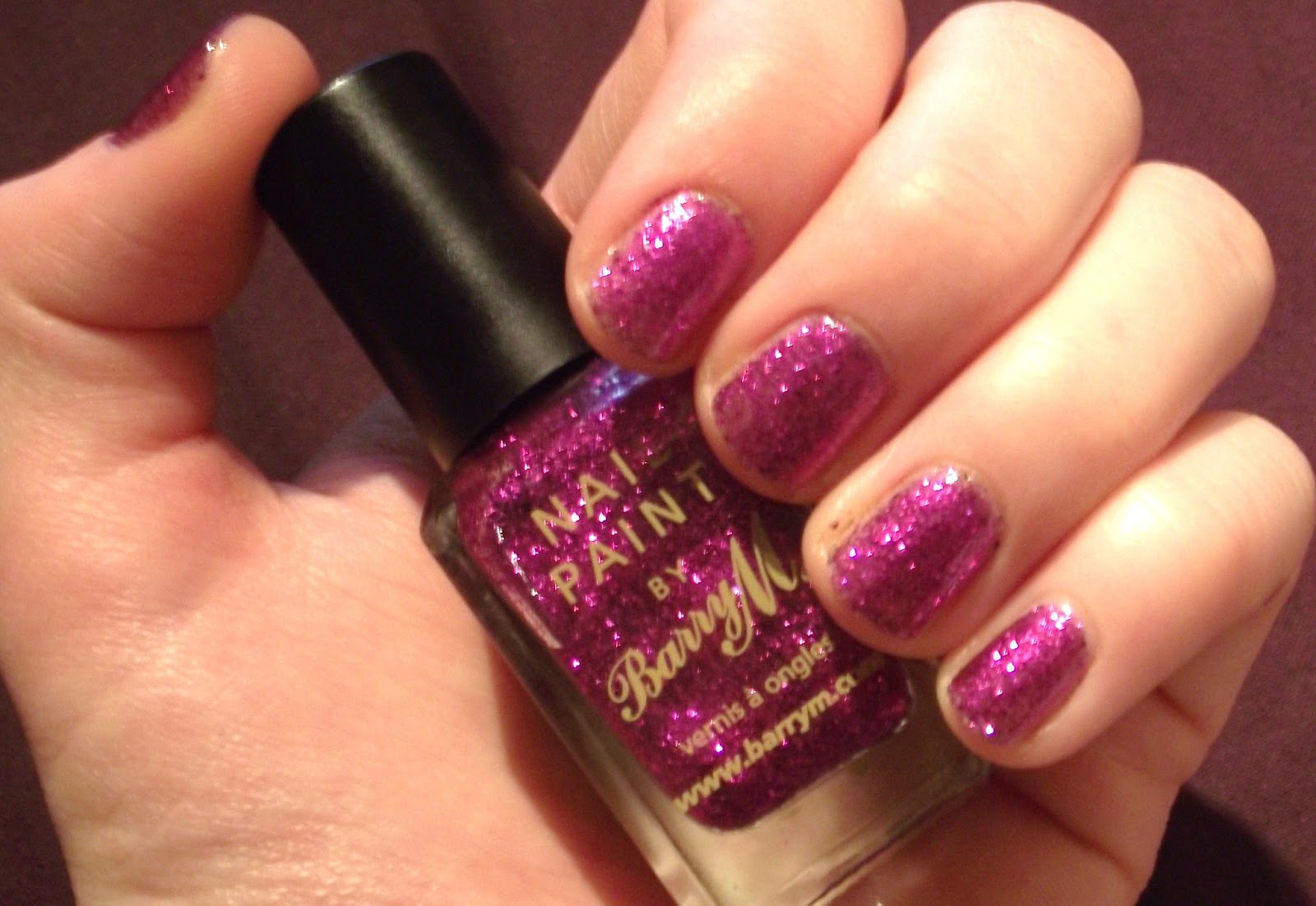 Beauty Reviews And How To's Barry M Nail Polish Review Magenta