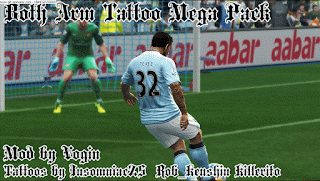 Modo Tatuajes Pes 2013 Separating texture Mod V1.0 Pes 2013