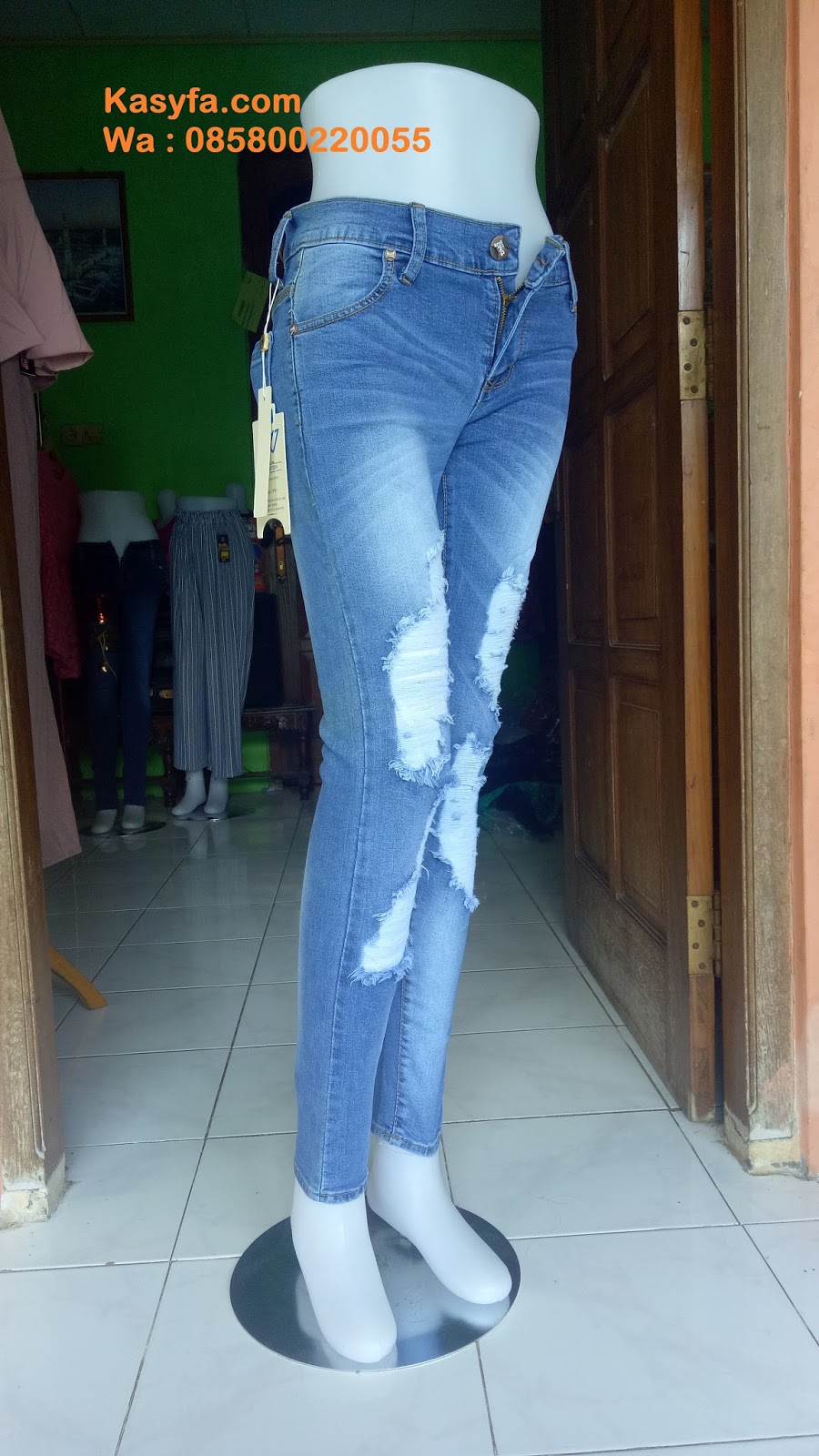Celana Sobek Keren/Celana Jeans Sobek Import - ''KASYFA SHOP''