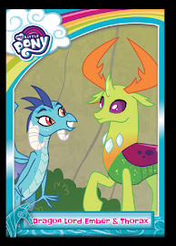 My Little Pony Dragon Lord Ember & Thorax Series 5 Trading Card