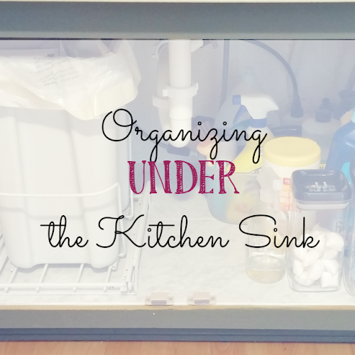 Organizing Under the Kitchen Sink