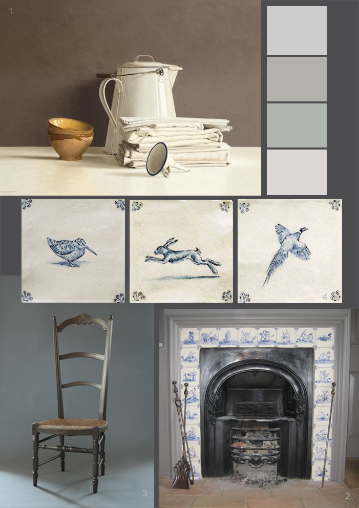 Tile Stickers For Fireplace Design Ideas The Paper Mulberry Delft Blue Gustavian Grey