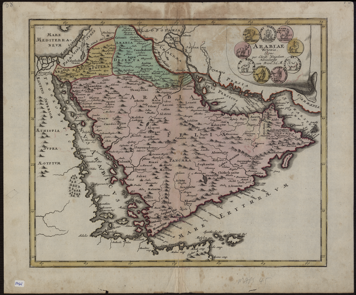 International History Blog: Vintage Maps of the Arabian Peninsula