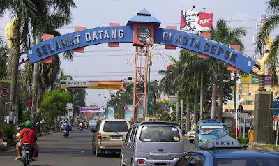 tugu kota depok tugu selamat datang di kota depok