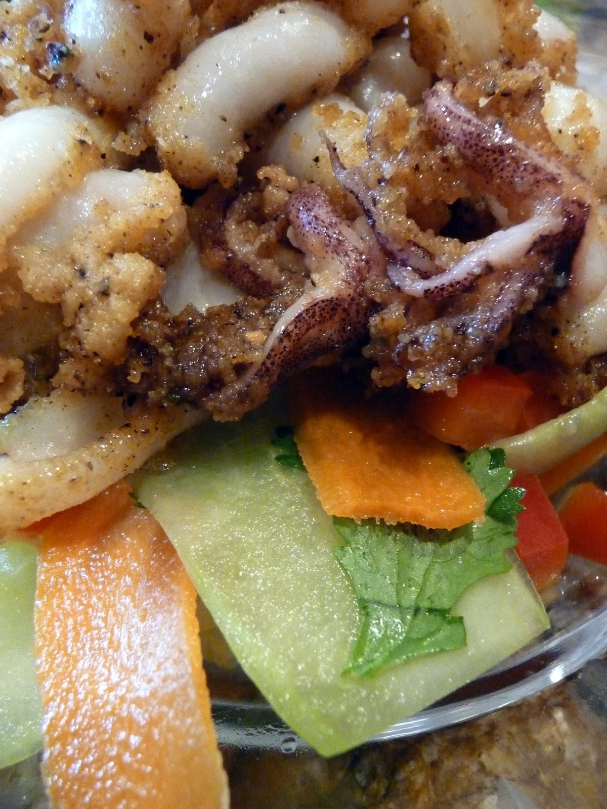 Chef Bolek: Crispy Salt and Pepper Squid with a Cucumber Salad