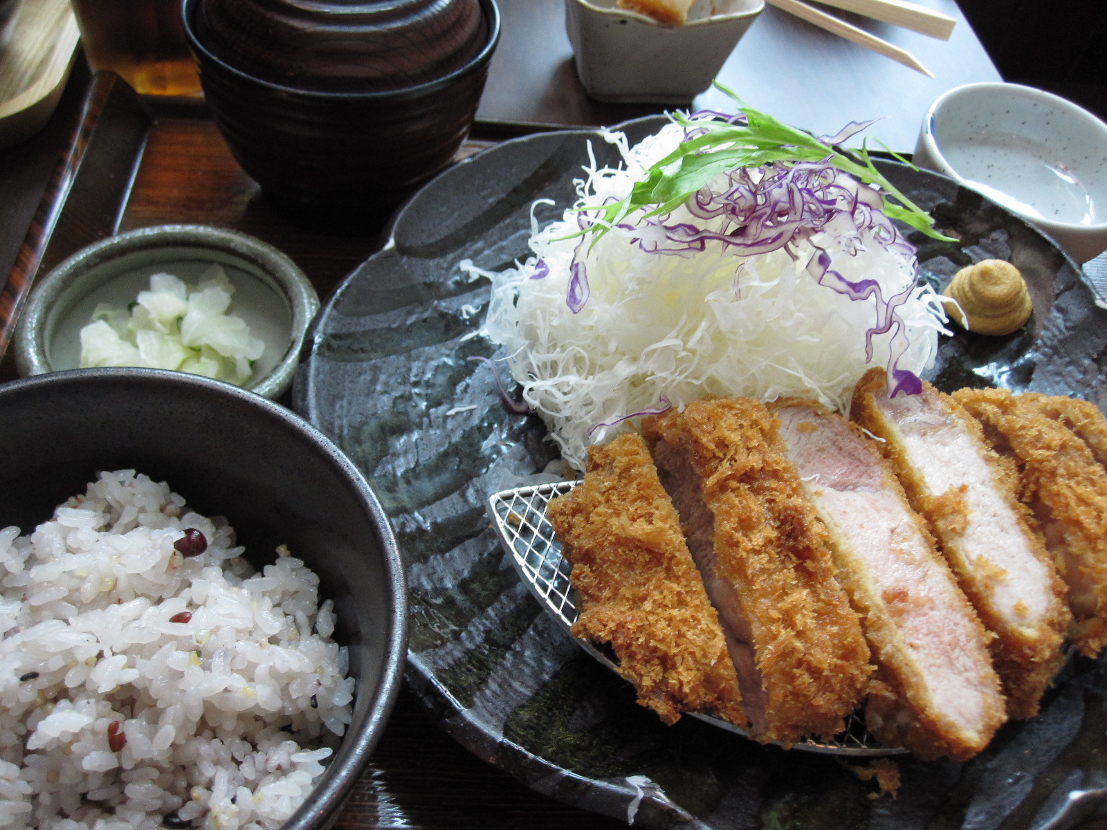 Small Potatoes Make The Steak Look Bigger Tonkatsu by Ma Maison