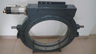 Pneumatic Motor Mounted on Machine Pneumatic Motor Mounted on Machine