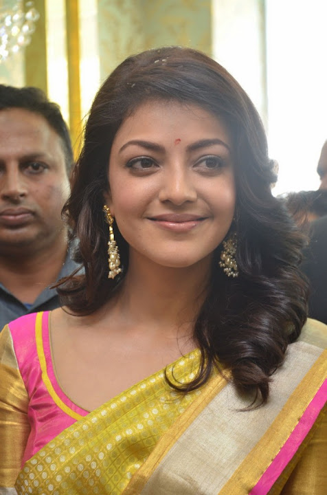 Kajal Aggarwal Stills At Trisha Designer Store Launch In Banjara Hills