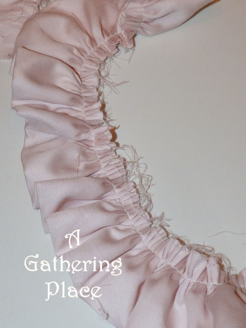GATHERING FABRIC RUFFLES How To Make Them Perfect