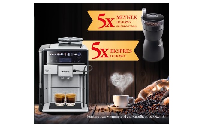 Wygraj ekspres do kawy Siemens EQ6 Plus S700 Konkurs