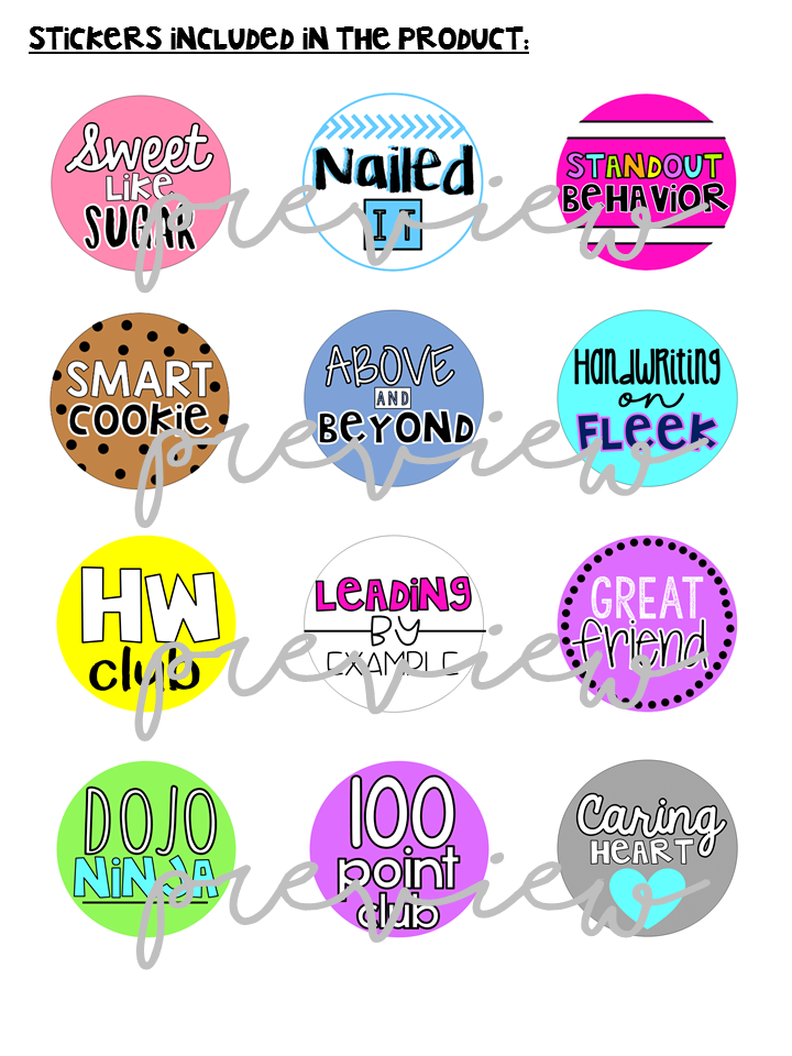 Miss 5th Swag Stickers