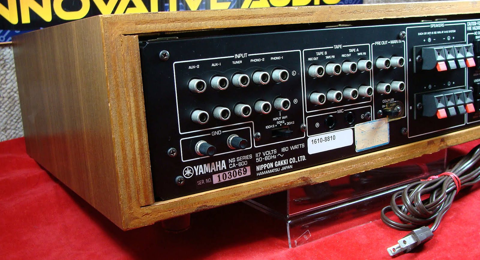 Yamaha CA 600 Integrated Amplifier AudioBaza