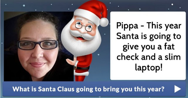 What is Santa Claus going to bring you this year? Cheeky Santa!