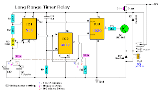 20 Hour Timer Relay Circuit with 4017,4020 - DIY Electronics Projects