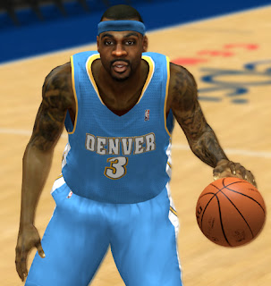 NBA 2K13 Ty Lawson Cyber Face Mod
