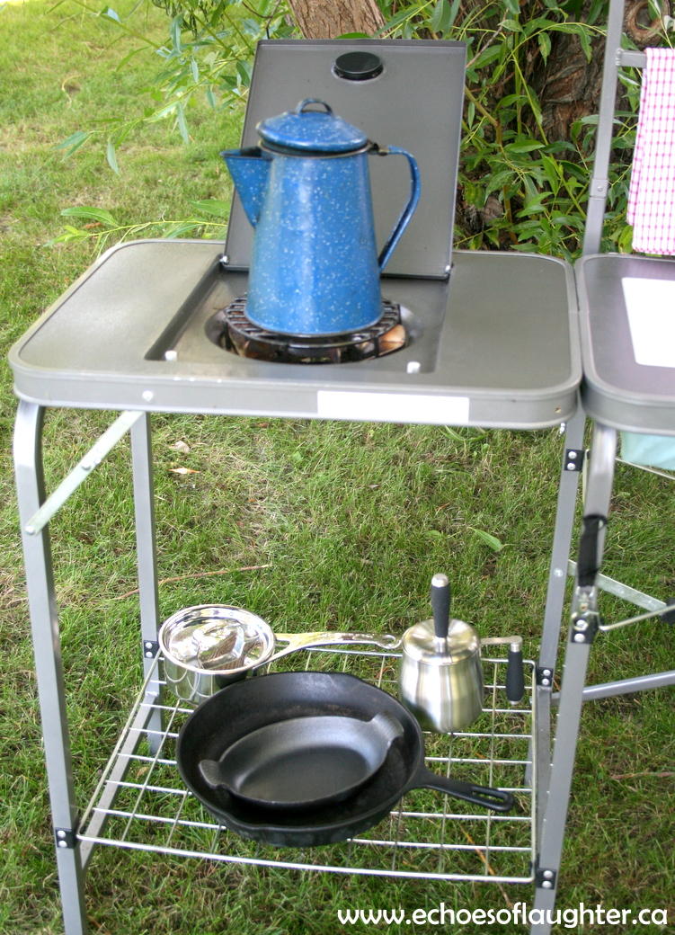 Organizing A Camping Kitchen - Echoes of Laughter