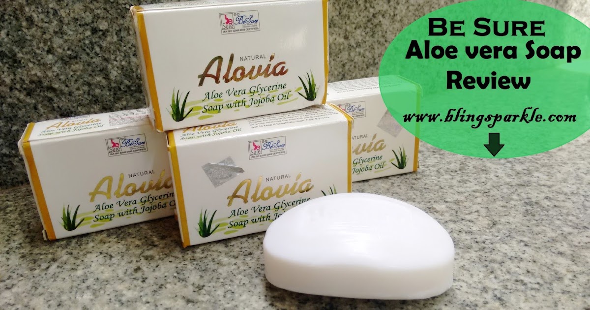 BeSure Aloe Vera glycerin Soap Review Bling Sparkle