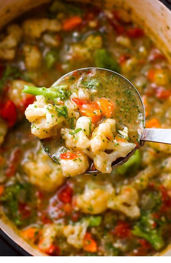 Broccoli Cauliflower Soup