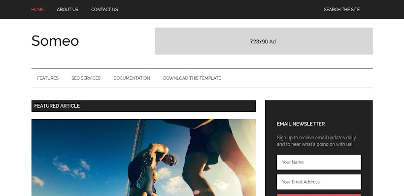 Someo Free Blogger Template