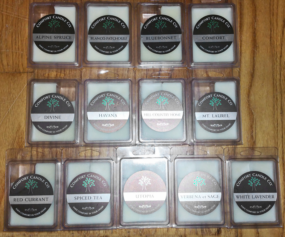 Scented Wax Melt Reviews Comfort Candle Company Wax Melt Reviews