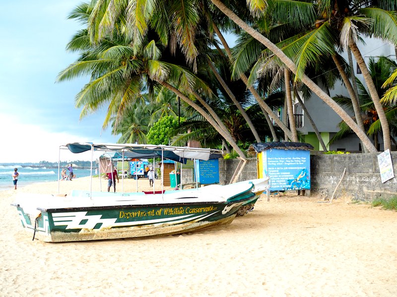 Hikkaduwa beach Sri Lanka