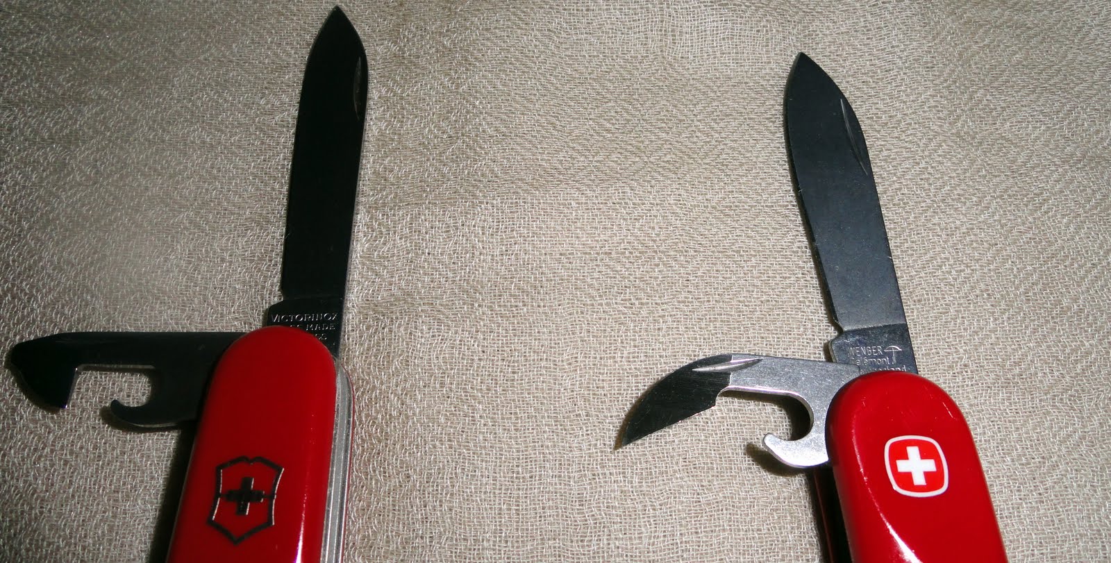 Pasión por las navajas. Victorinox Vs Wenger.