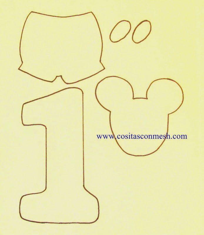 Cómo hacer un centro de mesa de mickey mouse en foami | Manualidades