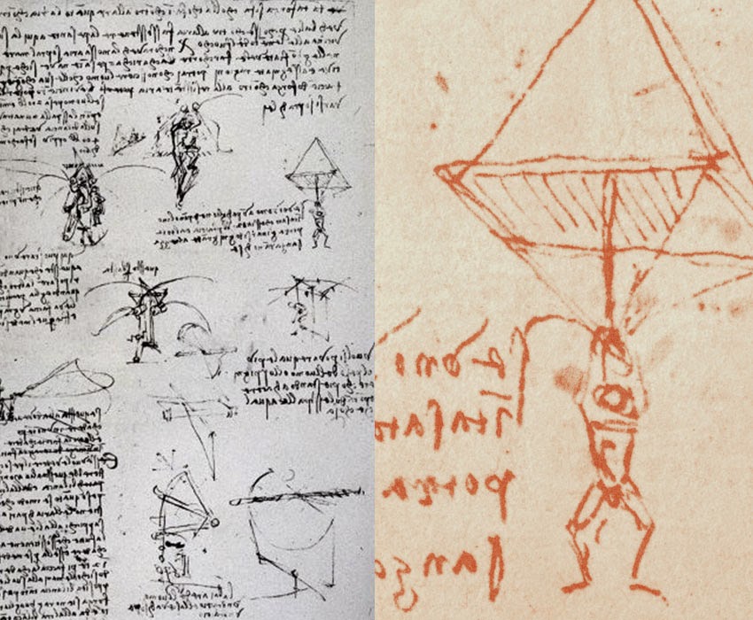 Leonardo Da Vinci’s Ingenious Inventions - Parachute