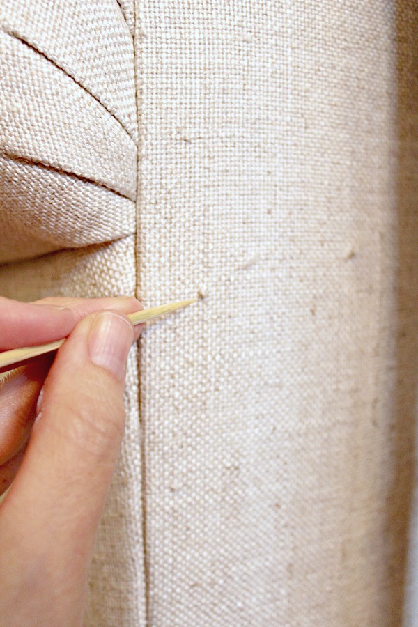How To Fix Pulls Or Snags In Your Furniture Upholstery Fabric Dimples And Tangles Furniture Upholstery Fabric, How To Repair Torn Sofa Fabric