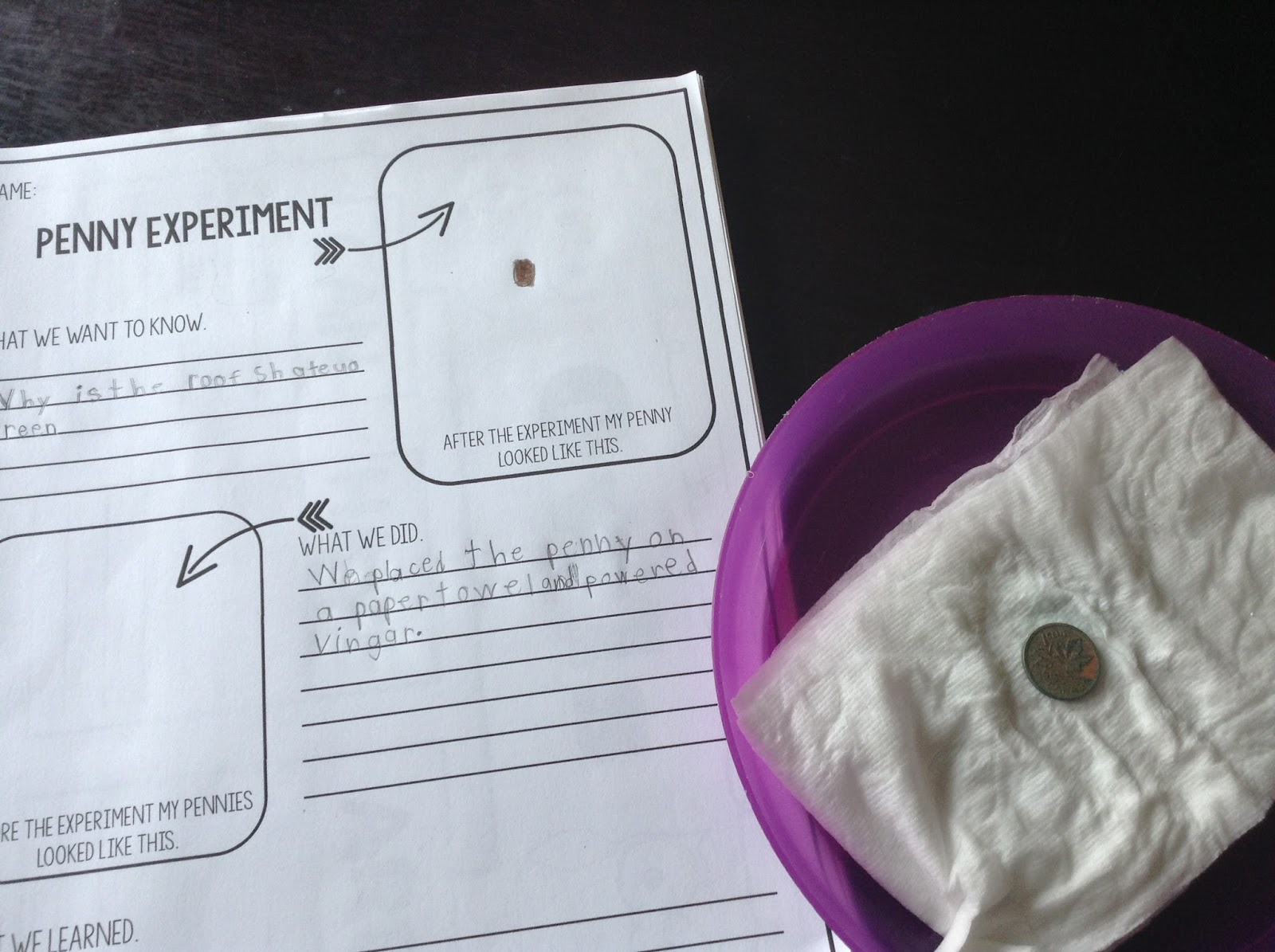 TeacherMomPlus3 Make A Penny Turn Green