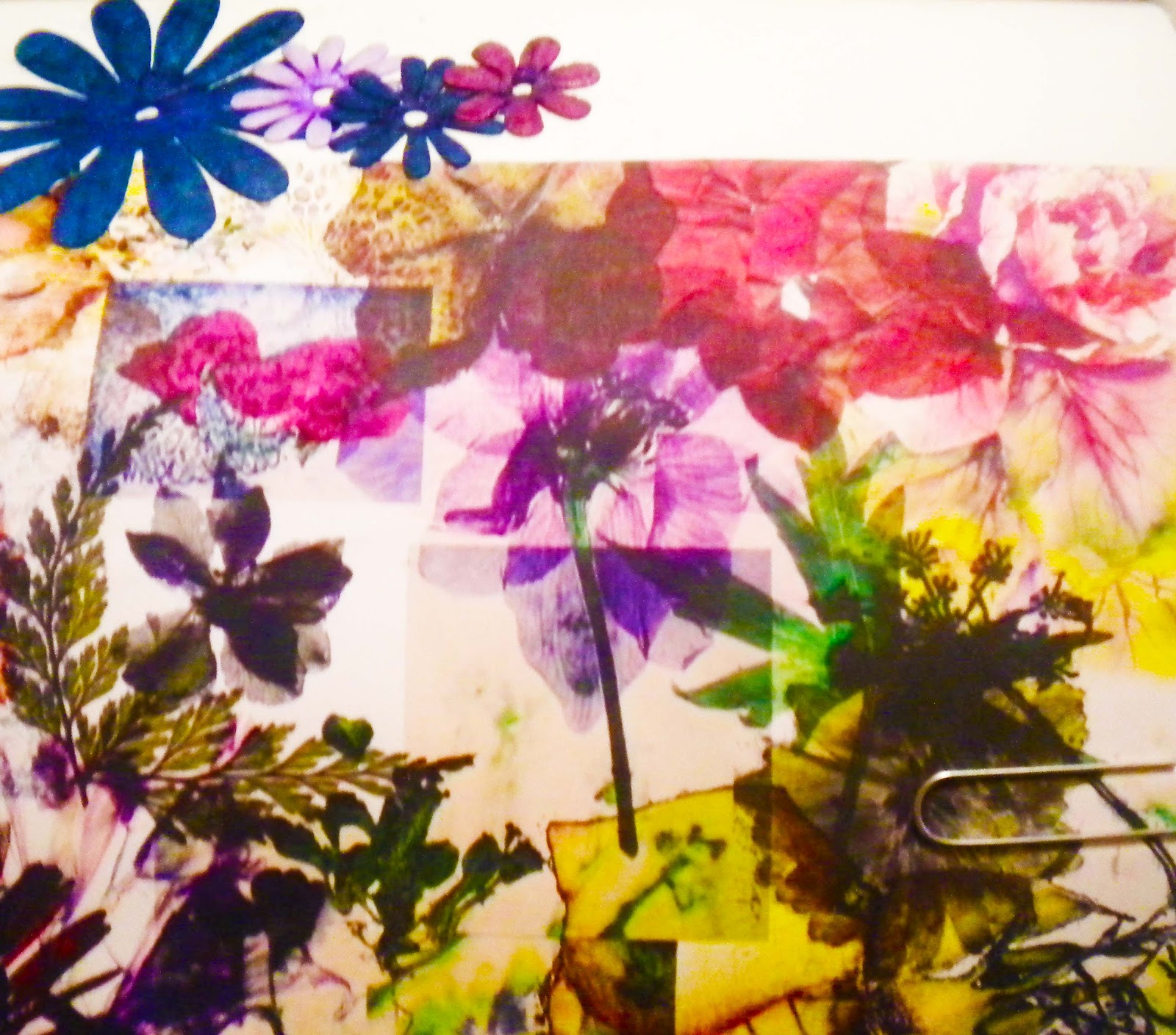 Emma Cumberpatch. Printed Textiles. Decay Flowers