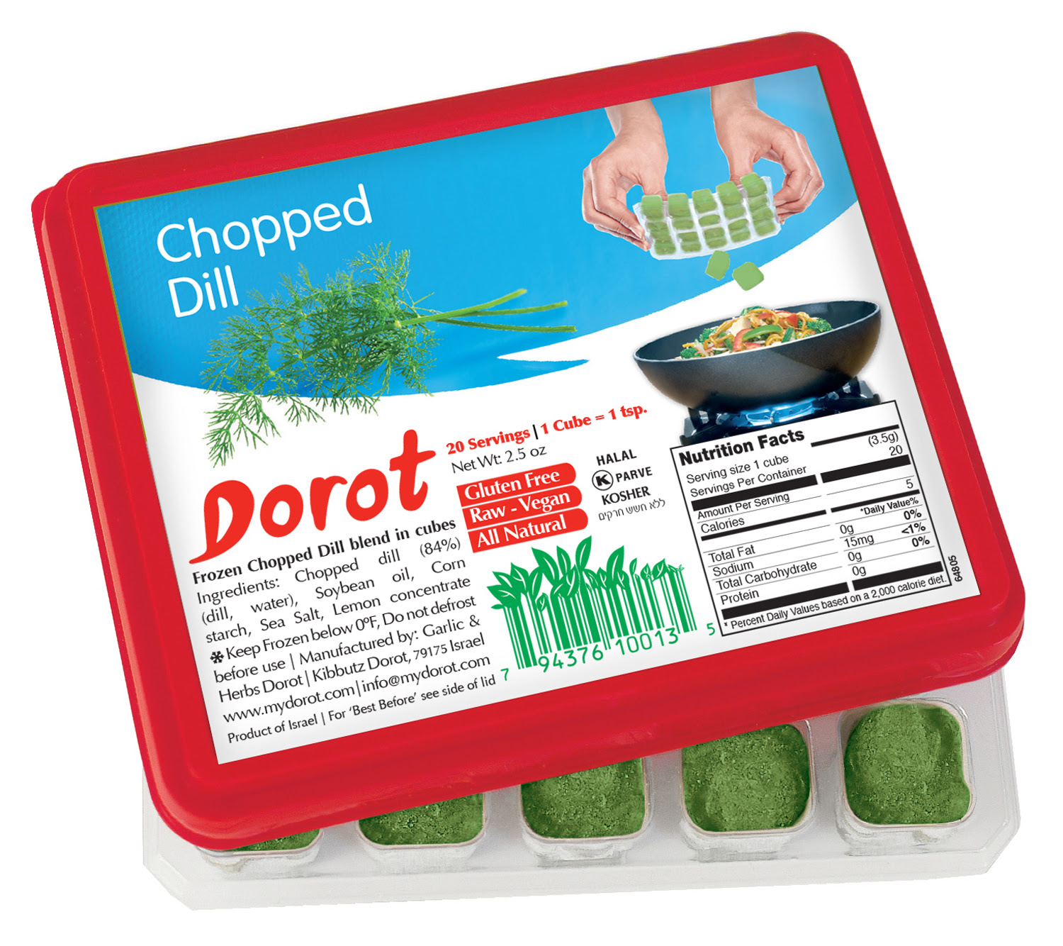 Missy's Product Reviews Dorot Crushed Garlic, Crushed Ginger and Chopped Basil