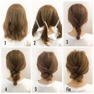 9 Cara Mengikat rambut Pendek Simple, Mudah dan Terbaru (Beserta Step langkah Gambar)