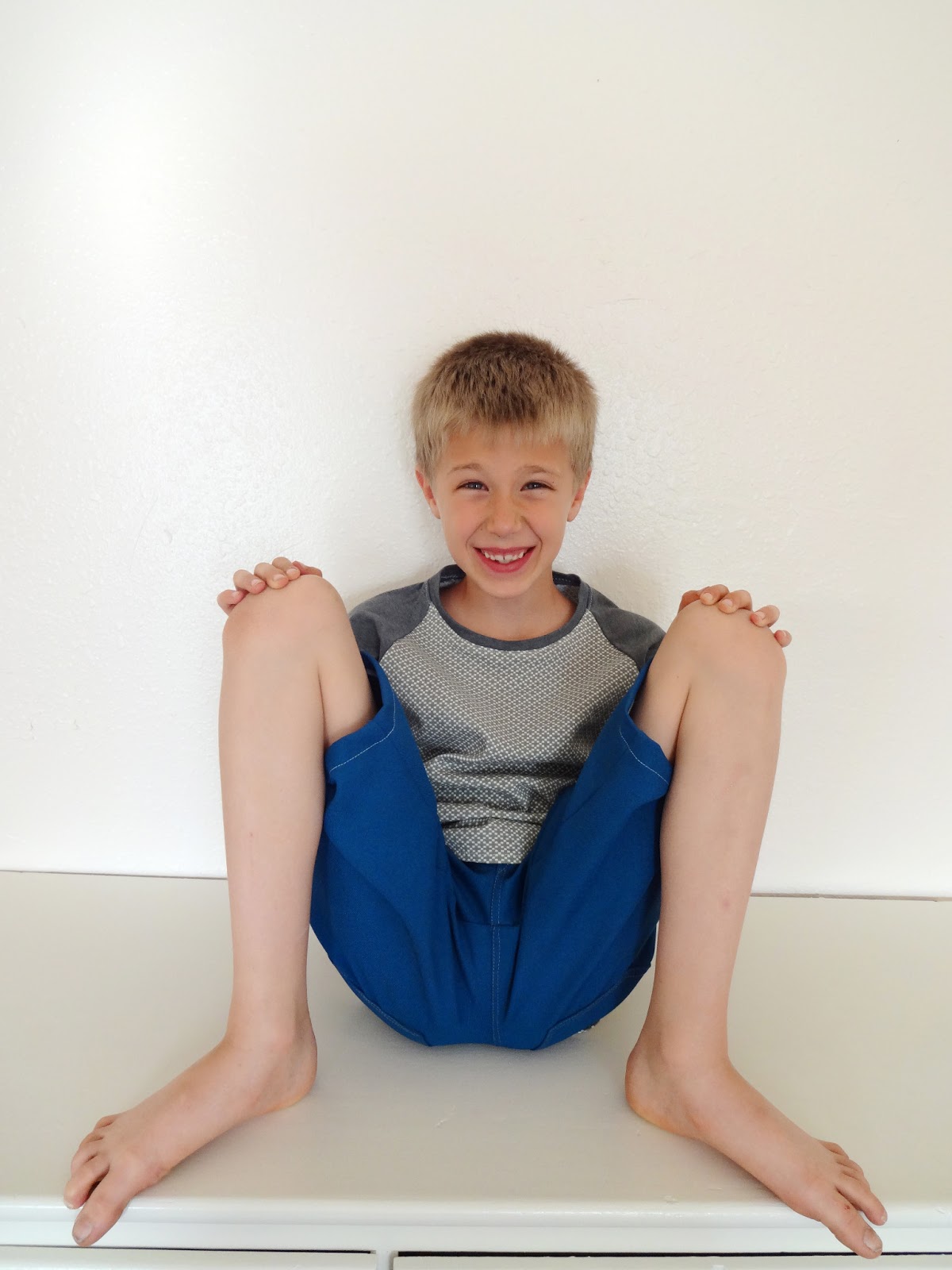 SeeMeSew: Blue Shorts and my 1st real zipper and fly